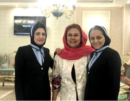 حضور بازیگر محبوب خانم مهرانه مهین ترابی در هتل خواجو اصفهان